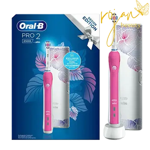 مسواک برقی صورتی اورال بی همراه با کیس مدل Pro2 مسواک برقی صورتی اورال بی همراه با کیس مدل Pro2