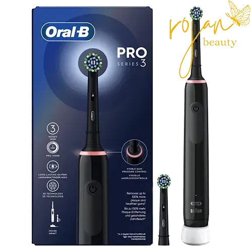 مسواک برقی مشکی اورال بی مدل Pro3 مسواک برقی مشکی اورال بی مدل Pro3