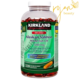 روغن ماهی سالمون آلاسکا کرکلند 320 عددی